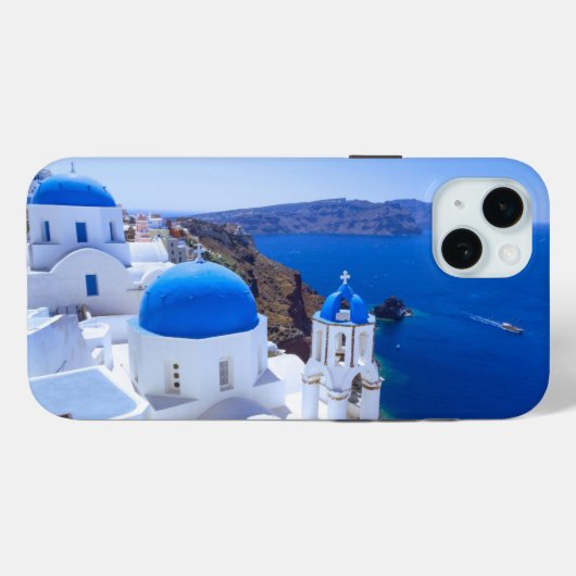 Santorini Case-Mate iPhone Case (Achterkant (horizontaal))