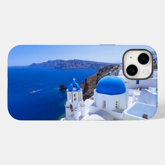 Santorini Case-Mate iPhone Case (Achterkant (horizontaal))
