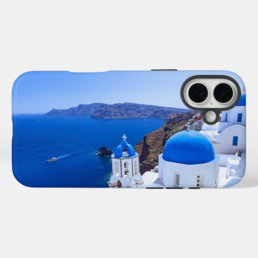 Santorini Case-Mate iPhone Case (Achterkant (horizontaal))
