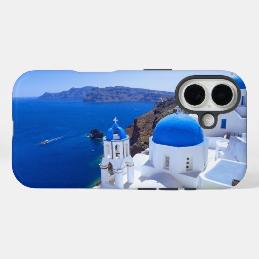 Santorini Case-Mate iPhone Case (Achterkant (horizontaal))