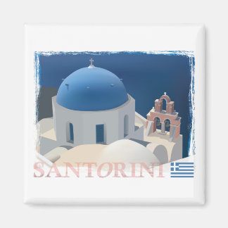 Santorini Church Magneet