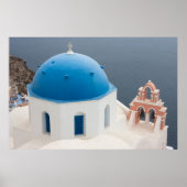 Santorini Church Poster (Voorkant)