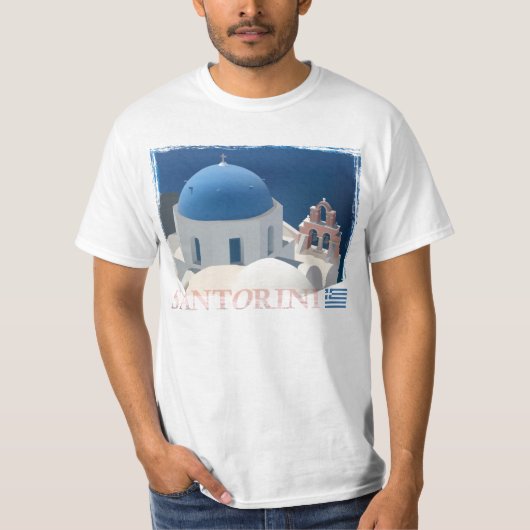 Santorini Church T-shirt (Voorkant)