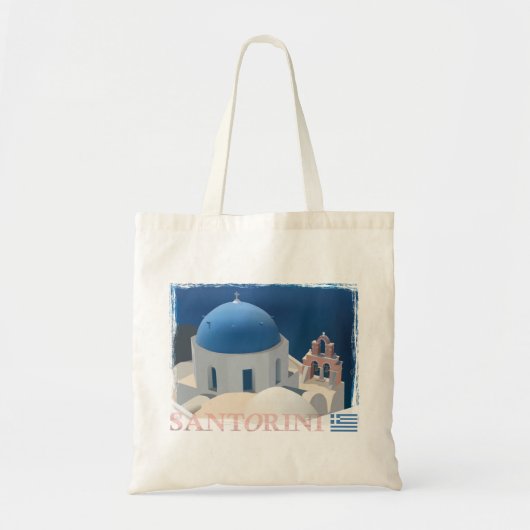 Santorini Church Tote Bag (Voorkant)