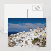 Santorini - Cityscape of Oia briefkaart (Voorkant / Achterkant)