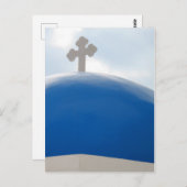 Santorini Cross op de middag van de zon Briefkaart (Voorkant / Achterkant)