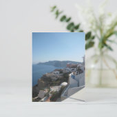 Santorini-daken Briefkaart (Staand voorkant)