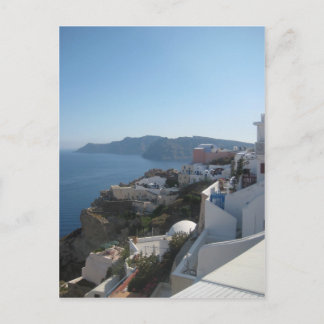 Santorini-daken Briefkaart