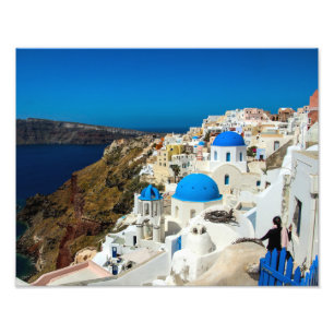 Santorini, de Griekse eilanden - Foto afdrukken