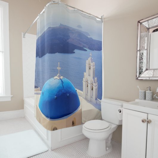 Santorini douchegordijn (In situ)