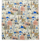 Santorini dreams douchegordijn (Voorkant)