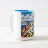 Santorini, een droombestemming, Mok (Voorkant links)