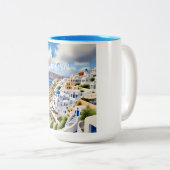 Santorini, een droombestemming, Mok (Voorkant rechts)