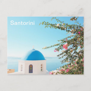 Santorini eiland briefkaart