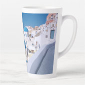 Santorini eiland, Griekenland Latte Mok (Rechts)