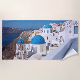 Santorini eiland, Griekenland Strandlaken
