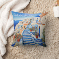 Santorini Eiland Illustratie | Reiskunst