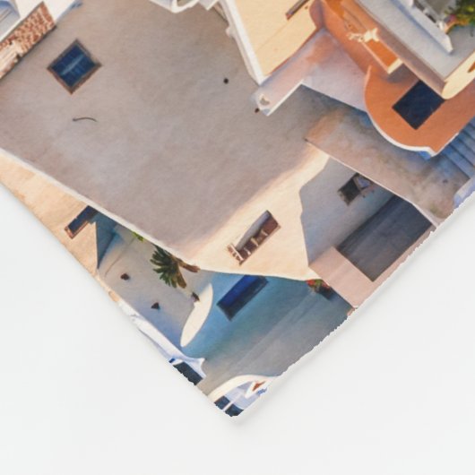 Santorini Fleece Deken (Hoek)