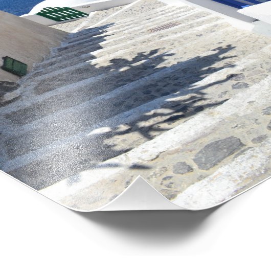 Santorini Foto Afdruk (Hoek)