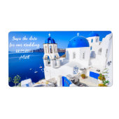 Santorini Gift Label (Voorkant)