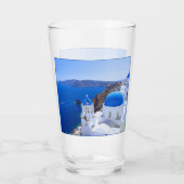 Santorini Glas (Achterkant)