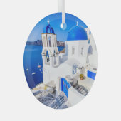 Santorini Glas Ornament (Voorkant Rechts)
