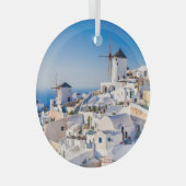 Santorini Glas Ornament (Voorkant Rechts)