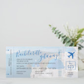 Santorini Greece Bachelorette Party Weekend Kaart (Staand voorkant)