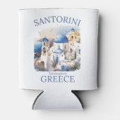 Santorini Greece Beautiful Island Blikjeskoeler (Voorkant)