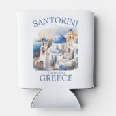 Santorini Greece Beautiful Island Blikjeskoeler (Achterkant)