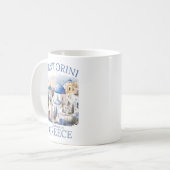 Santorini Greece Beautiful Paradise Koffiemok (Voorkant links)