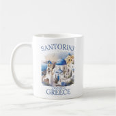 Santorini Greece Beautiful Paradise Koffiemok (Links)