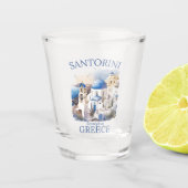 Santorini Greece Beautiful Paradise Shot Glas (Voorkant)