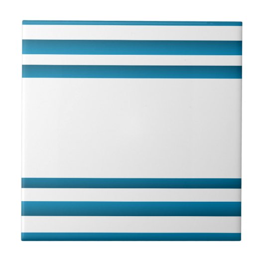 Santorini Greece Blue Design Tegeltje (Voorkant)