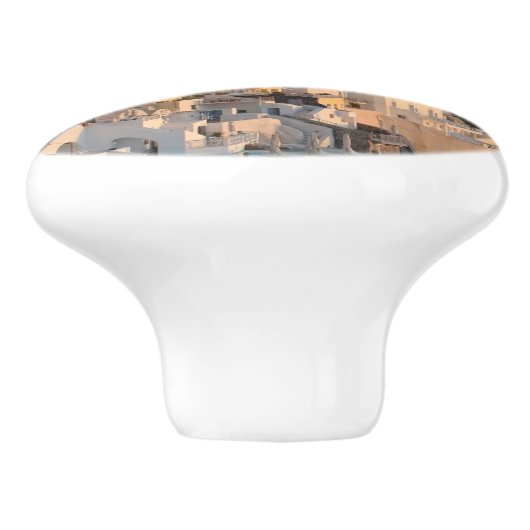 Santorini Greece Dresser Knob Keramische Knop (Zijkant)