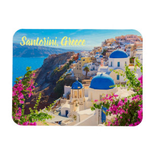 Santorini Greece gestileerd Magneet