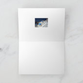 Santorini Greece Island Blue Zee Sky Blank Card Kaart (Binnen)