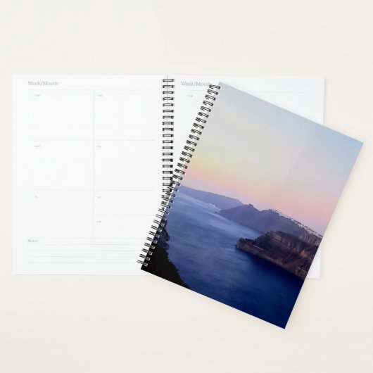 Santorini Greece Planner (Display)