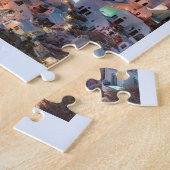 Santorini Greece Puzzle Legpuzzel (Zijkant)