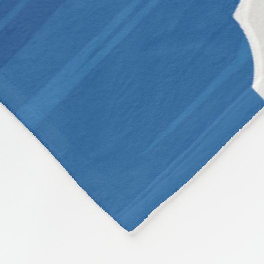 Santorini Greece Retro Fleece Deken (Hoek)