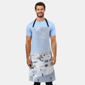 Santorini, greece schort (Gedragen)