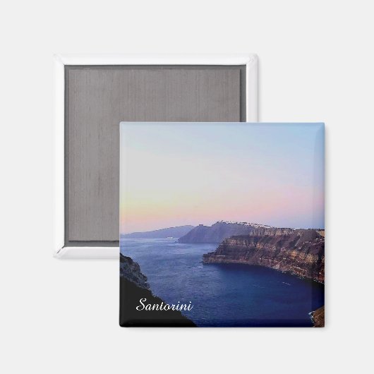 Santorini Greece Souvenir Magnet (Voorkant / Achterkant)