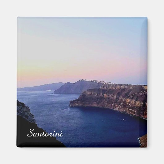 Santorini Greece Souvenir Magnet (Voorkant)