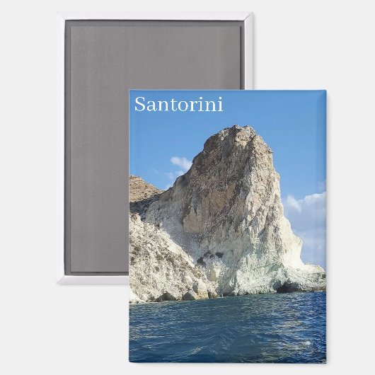 Santorini Greece Souvenir Magnet (Voorkant / Achterkant)