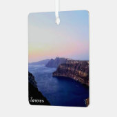 Santorini Greece Souvenir Ornament (Voorkant links)