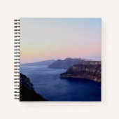 Santorini Greece Spiral Notebook Notitieboek (Voorkant)
