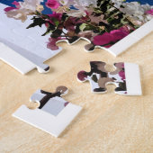 Santorini, Greece travel poster, Legpuzzel (Zijkant)