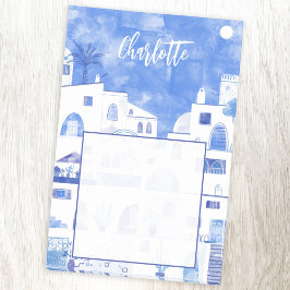 Santorini Greece Waterverf Personalized Post-it® Notes