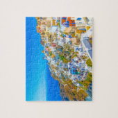 Santorini Greek City Jigzaag Puzzle Legpuzzel (Verticaal)