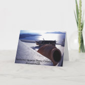 Santorini Greetingcard Kaart (Achterkant)